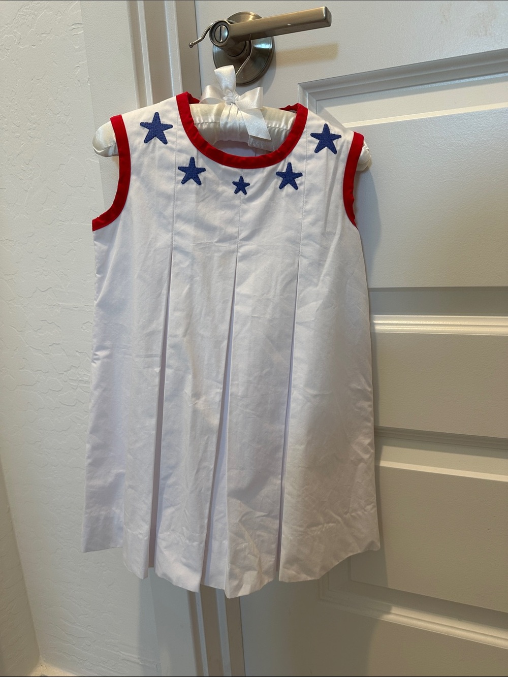 The Beaufort Bonnet Company Red White and Blue Stars Dress